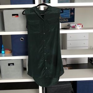 Sleeveless Equipment Shirt Dress